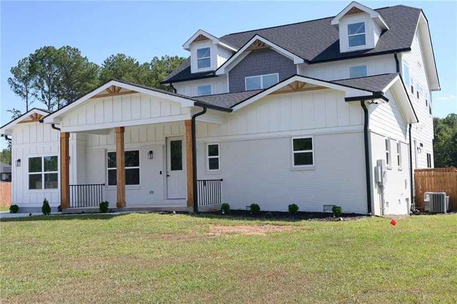 Exterior details and patio area of a home in , Loganville (Image 46).