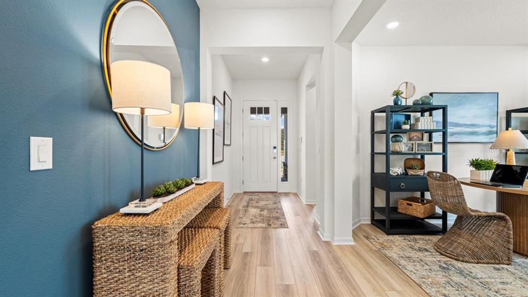 Furnished interior view inside a new home in Timber Ridge, Plant City (Image 30).