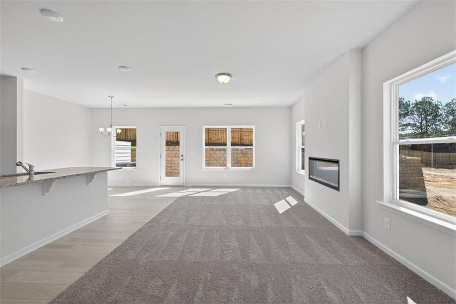 Spacious, unfurnished interior of a new home in Fuller Station, Loganville (Image 9). Spacious, unfurnished interior of a new home in Fuller Station, Loganville (Image 9).