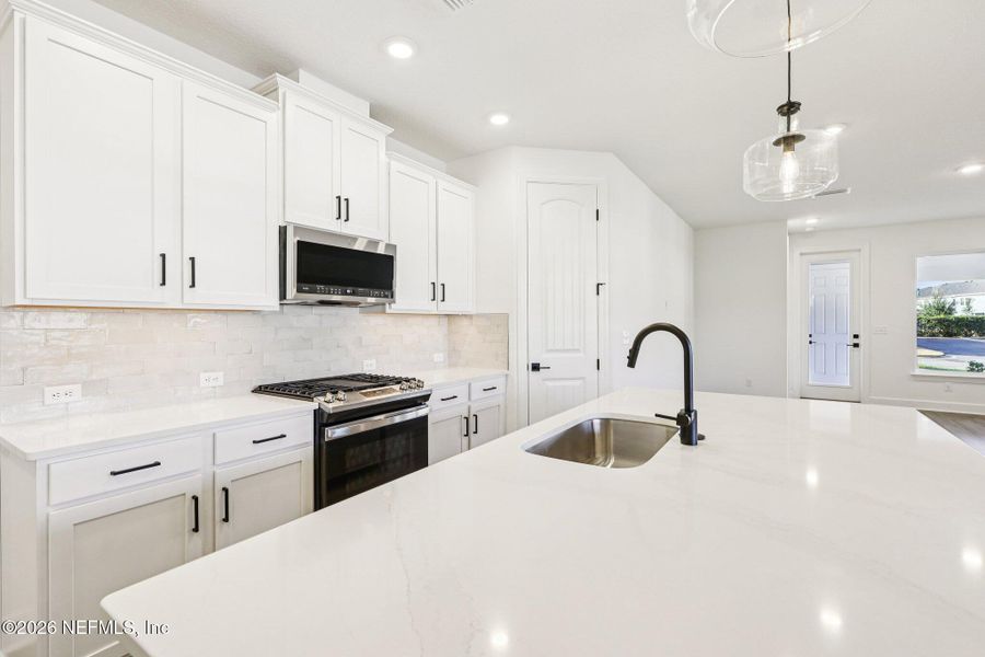 Furnished interior view inside a new home in Brookside at Shearwater, St. Augustine (Image 12).