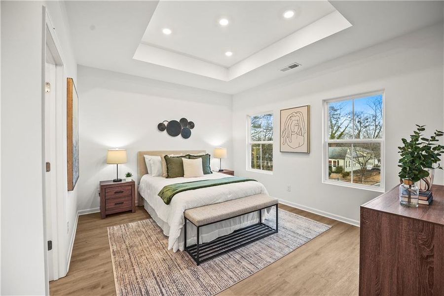 Furnished interior view inside a new home in , Atlanta (Image 7).