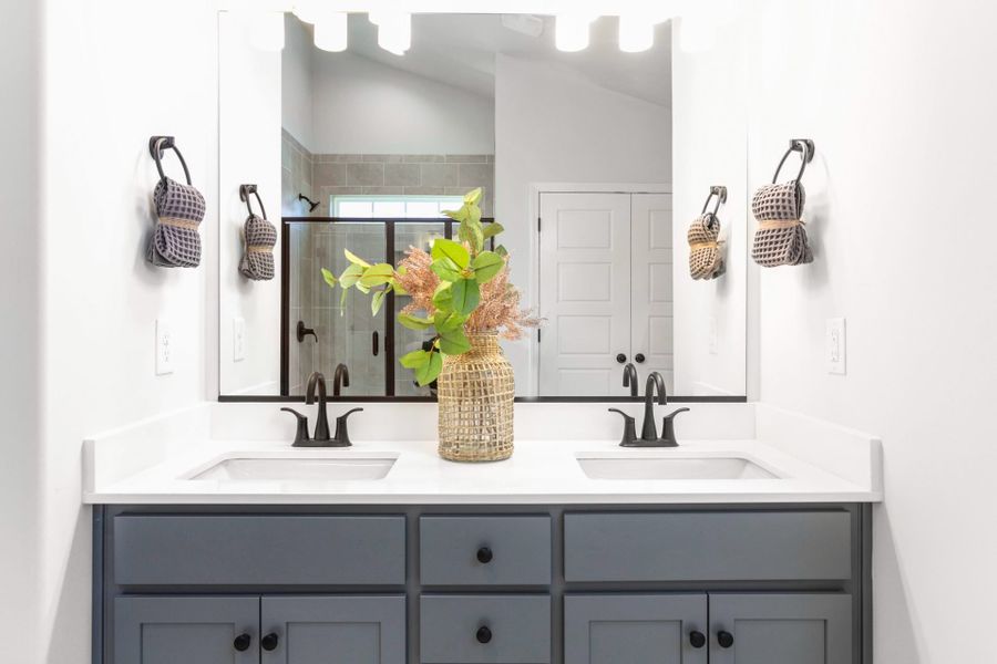 Representative furnished interior of a home built from the Kendall by Keystone Homes NC in Royal Pines, Trinity (Image 21).