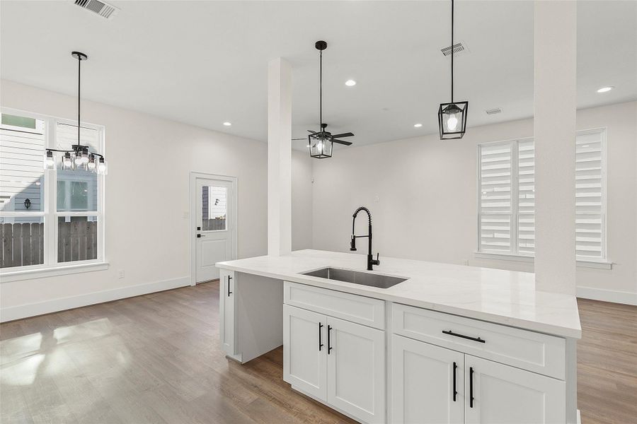 Furnished interior view inside a new home in , Houston (Image 11). Furnished interior view inside a new home in , Houston (Image 11).