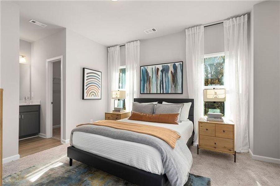 Furnished interior view inside a new home in Harmony, Auburn (Image 46).