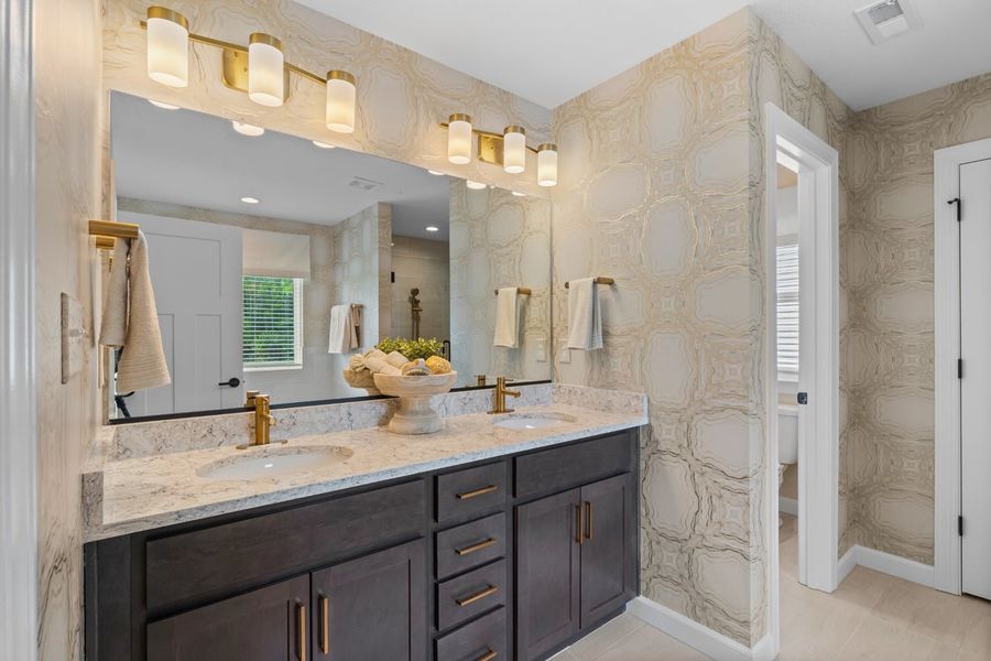 Representative furnished interior of a home built from the The Waverunner by Chesapeake Homes in Coastal Club of the Carolinas, Calabash (Image 32).