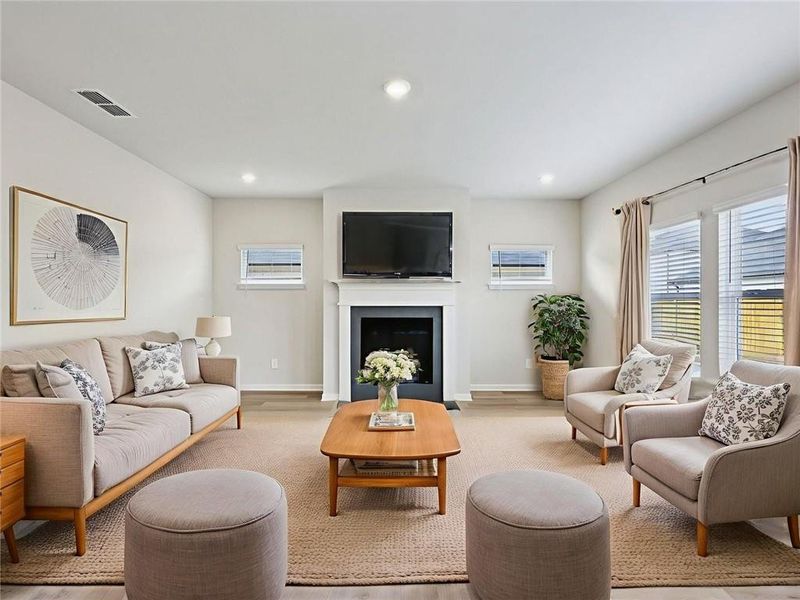 Furnished interior view inside a new home in Harmony Manor, Fairburn (Image 5).