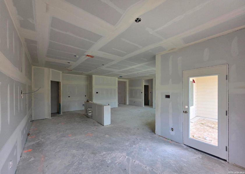 In-progress construction of a new home in Cordova Trails, Seguin, TX (Image 16).