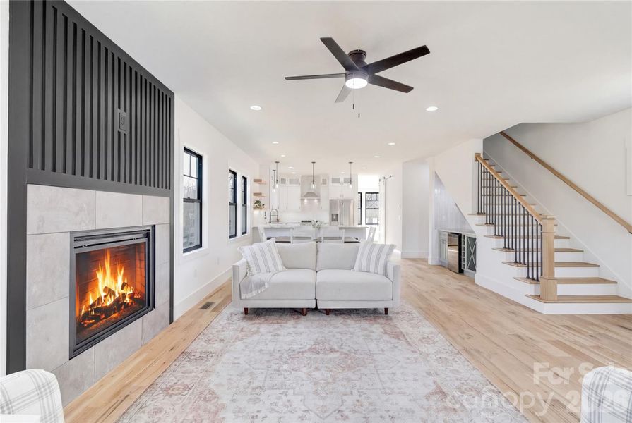 Furnished interior view inside a new home in , Hendersonville (Image 3).