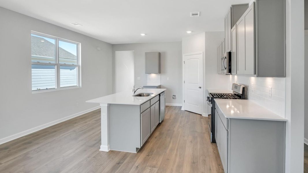 Furnished interior view inside a new home in Nexus South, Gallatin (Image 8).