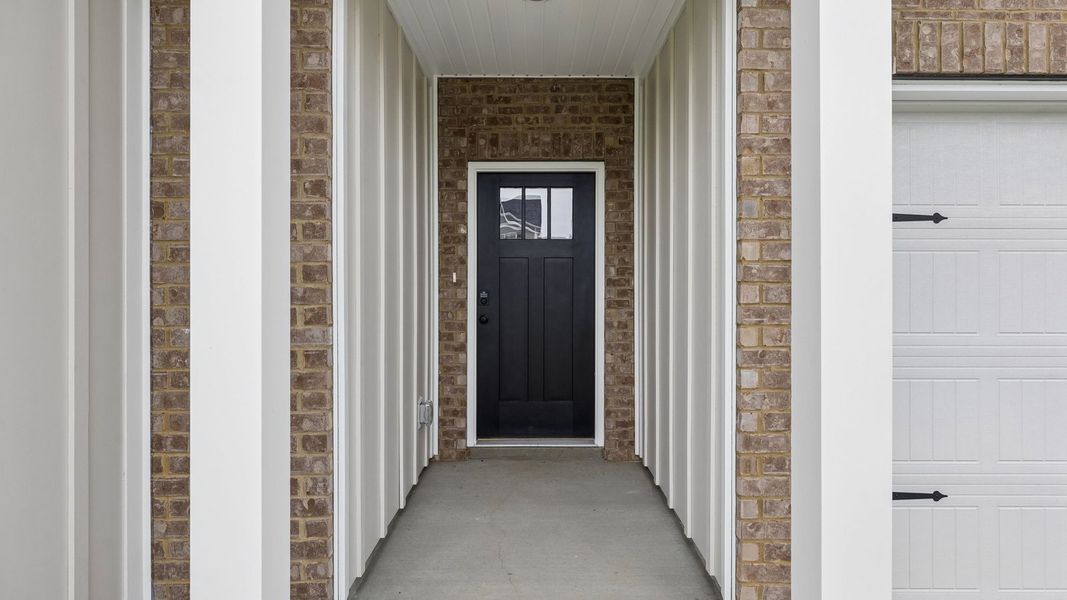Exterior details and patio area of a home in Reserve at Hickory Ridge, Columbia (Image 3).