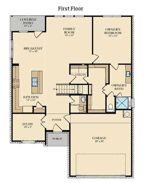 Image 2 of a home in Sterling Point at Baytown Crossings: Wildflower II Collection. Image 2 of a home in Sterling Point at Baytown Crossings: Wildflower II Collection.