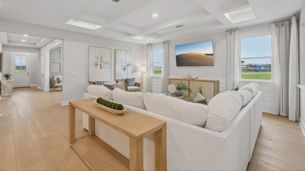 Furnished interior view inside a new home in Ardisia Park, New Smyrna Beach (Image 19).