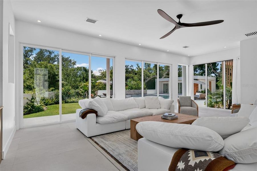 Furnished interior view inside a new home in , Sarasota (Image 58).