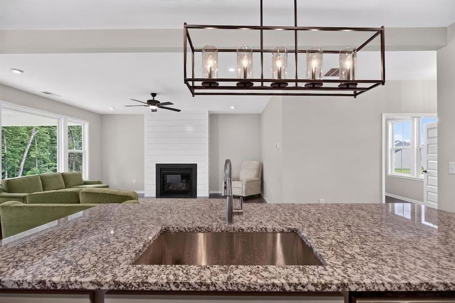 Furnished interior view inside a new home in Pickens Bluff, Hiram (Image 21).
