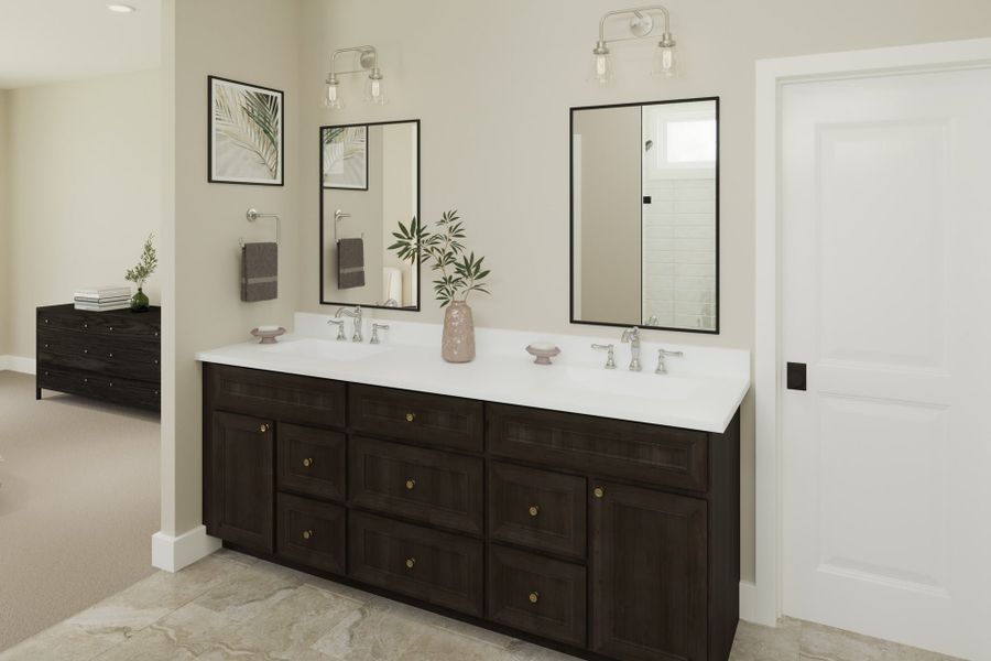 Representative furnished interior of a home built from the Emmett by Fischer Homes in Stonehaven, Hoschton (Image 8). Representative furnished interior of a home built from the Emmett by Fischer Homes in Stonehaven, Hoschton (Image 8).