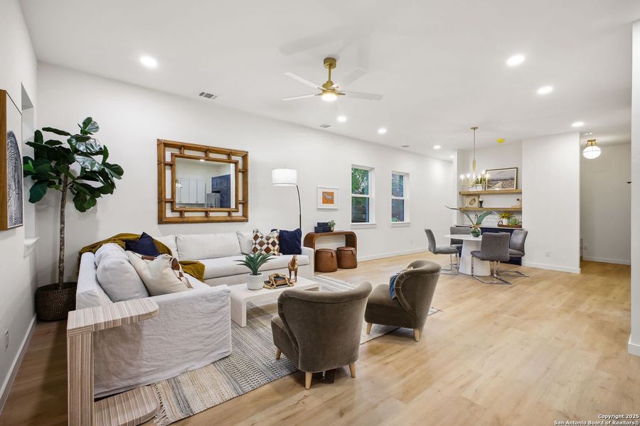 Furnished interior view inside a new home in , San Antonio (Image 42).