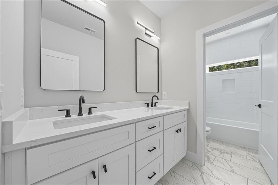 Furnished interior view inside a new home in , Dawsonville (Image 15).