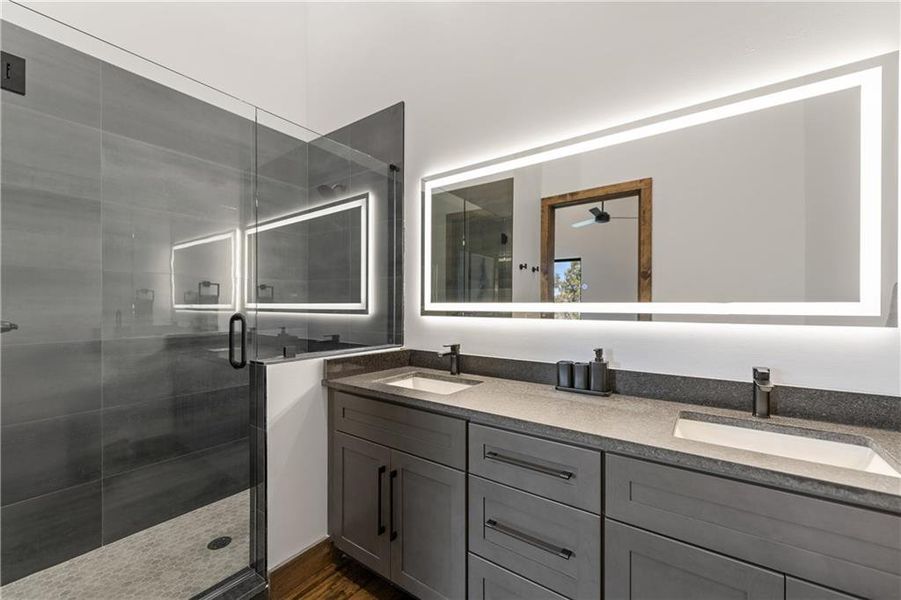 Furnished interior view inside a new home in , Blue Ridge (Image 50). Furnished interior view inside a new home in , Blue Ridge (Image 50).