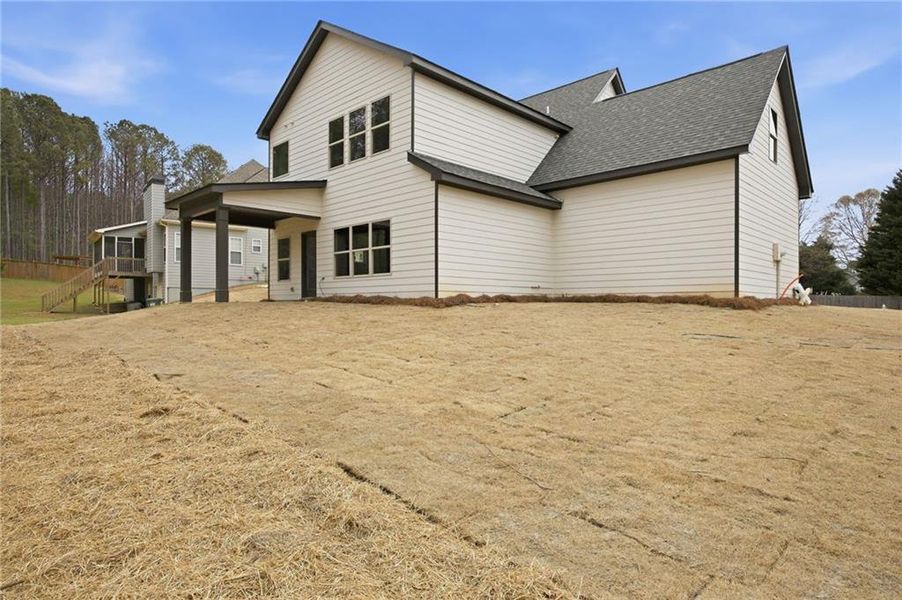 Exterior details and patio area of a home in , Dallas (Image 21).
