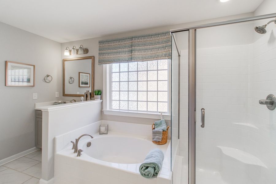 Furnished interior view inside a new home in Bluefield, Lexington (Image 29). Furnished interior view inside a new home in Bluefield, Lexington (Image 29).