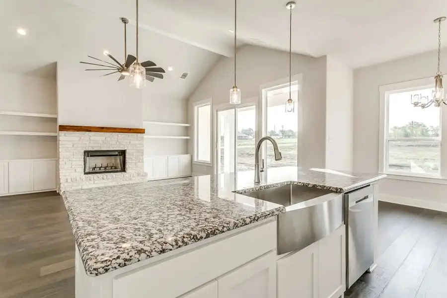 Representative furnished interior of a home built from the The Rhett by Elmwood Custom Homes in Byrum Ranch, Maypearl (Image 22).