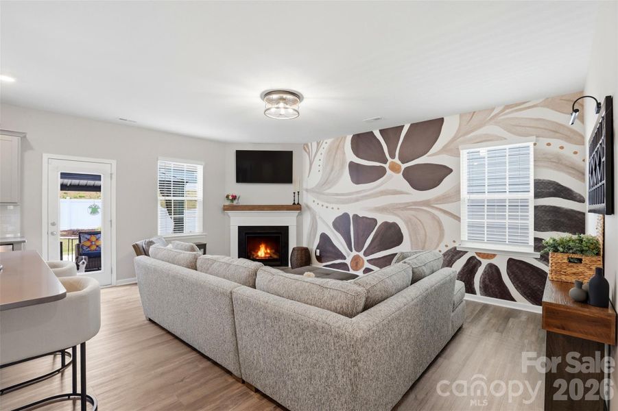 Furnished interior view inside a new home in Secrest Commons, Monroe (Image 5).