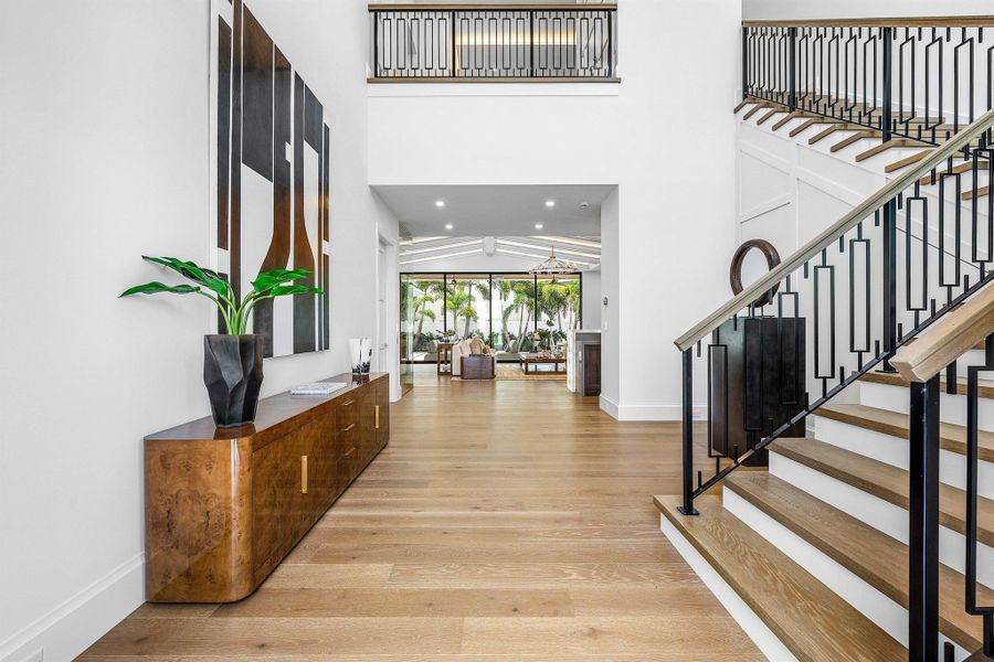 Furnished interior view inside a new home in , Boca Raton (Image 73).