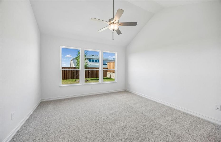 Spacious owners suite with large windows Spacious owners suite with large windows