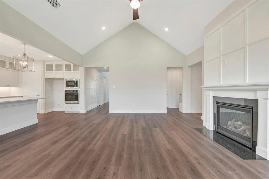 Spacious, unfurnished interior of a new home in Wellington, Haslet (Image 17). Spacious, unfurnished interior of a new home in Wellington, Haslet (Image 17).