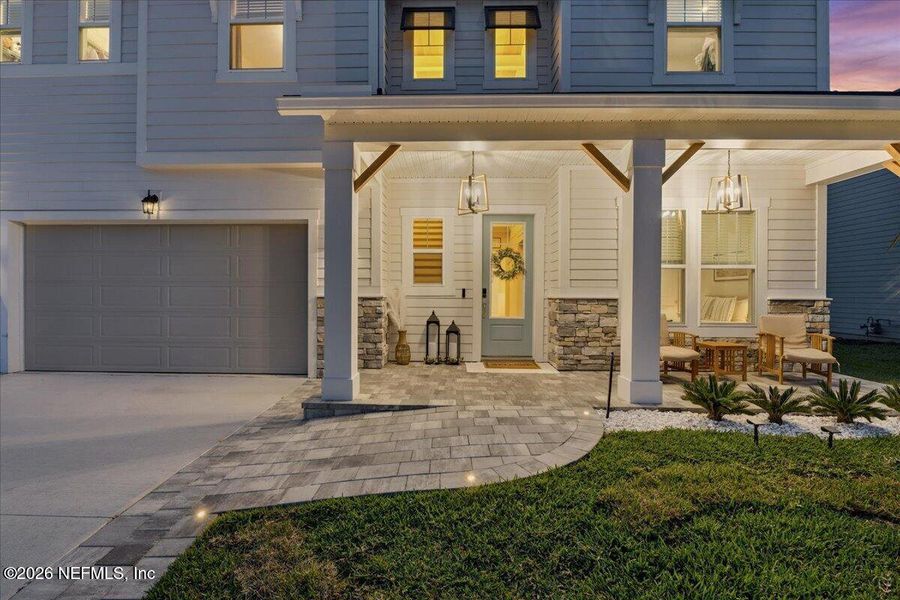 Exterior details and patio area of a home in , St. Johns (Image 28).