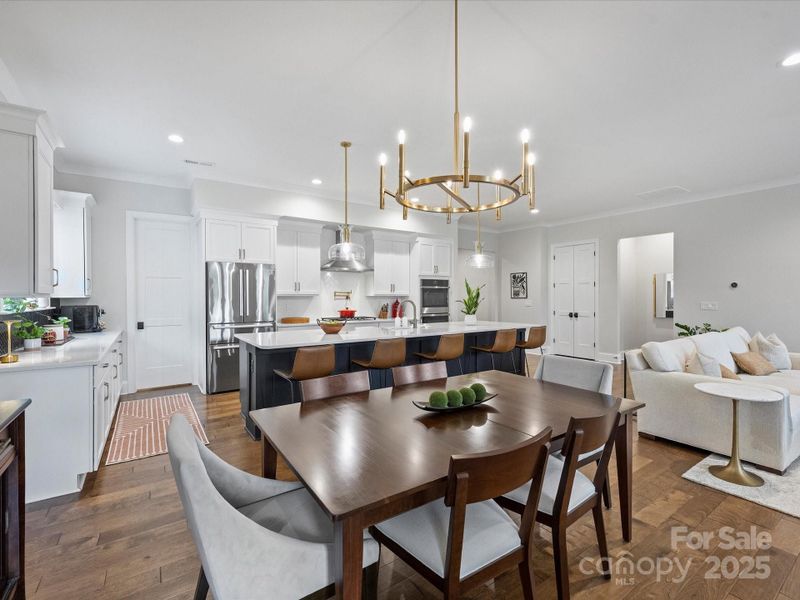 Dining Space and Kitchen