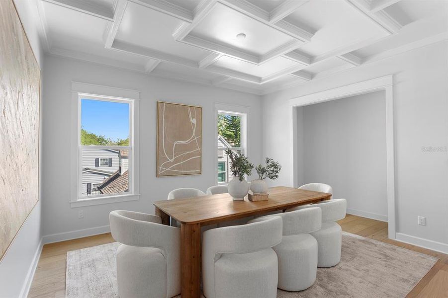 Furnished interior view inside a new home in , Tampa (Image 29).