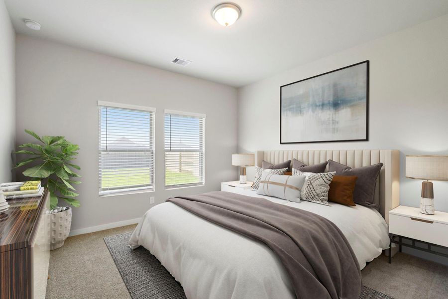 Furnished interior view inside a new home in , New Caney (Image 6).