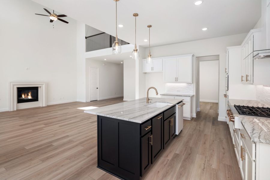 Furnished interior view inside a new home in Cambridge Crossing, Celina (Image 12).