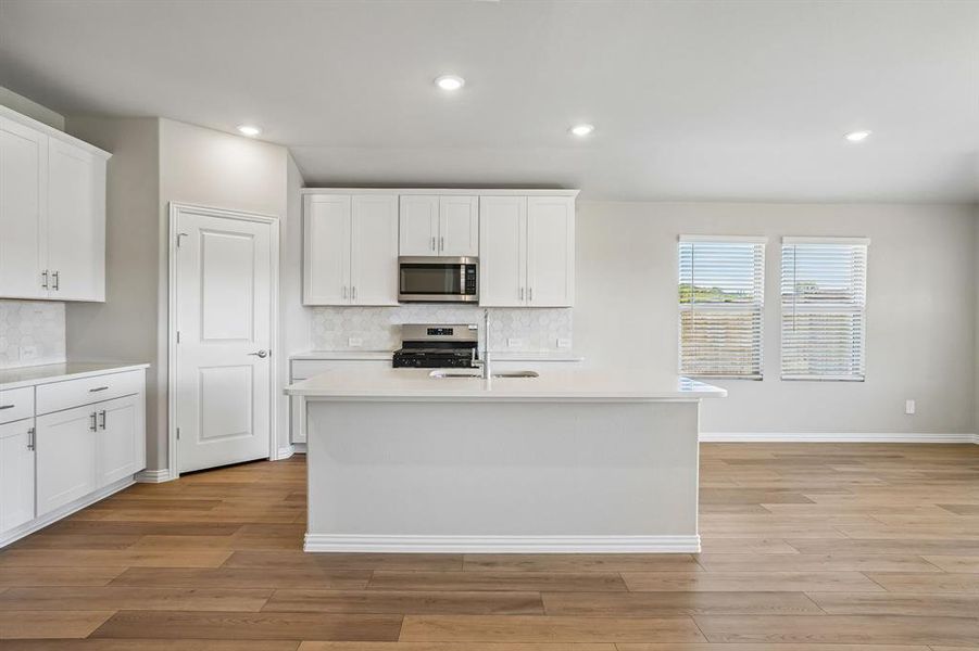 Furnished interior view inside a new home in Stella Hills, Denton (Image 7).