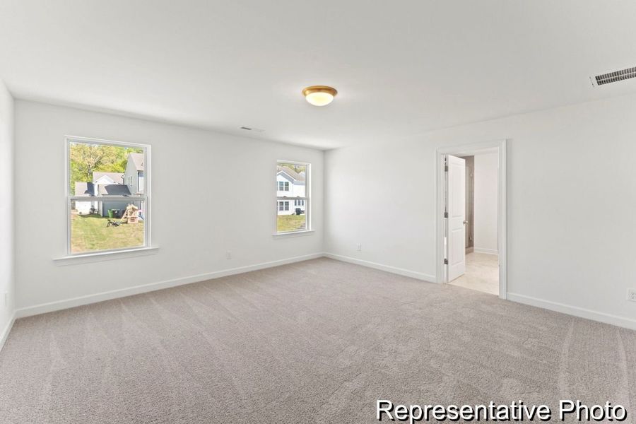 Spacious, unfurnished interior of a new home in Lake Royale, Louisburg (Image 15). Spacious, unfurnished interior of a new home in Lake Royale, Louisburg (Image 15).