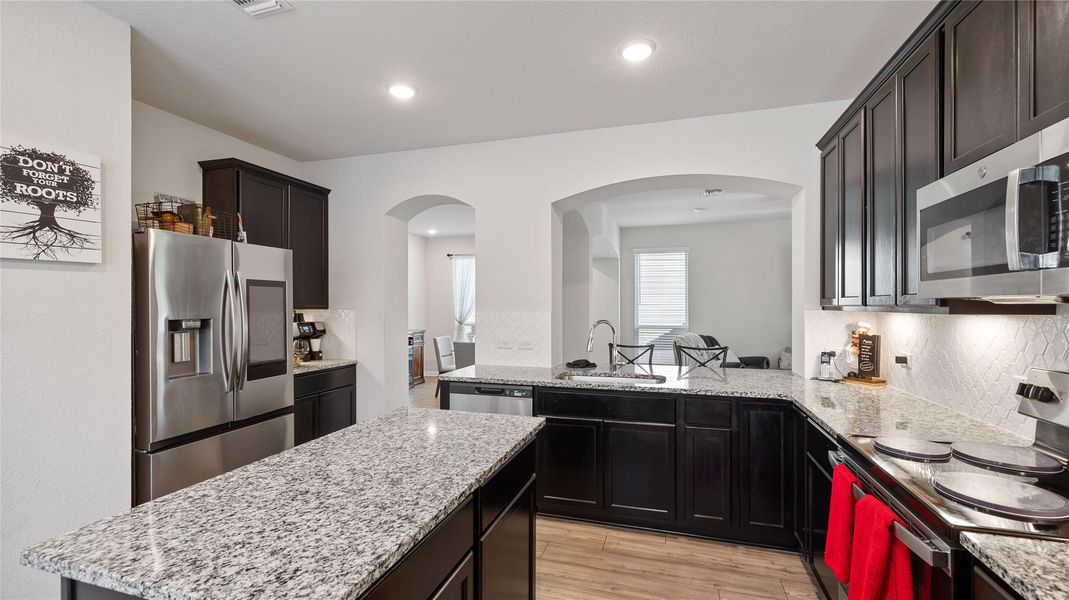 Furnished interior view inside a new home in , Belton (Image 9). Furnished interior view inside a new home in , Belton (Image 9).