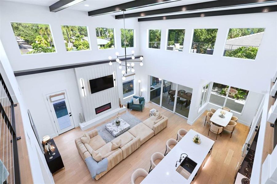 Furnished interior view inside a new home in , Sarasota (Image 58).