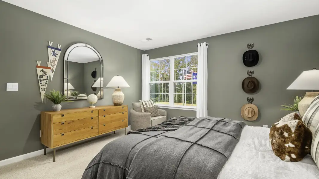 Furnished interior view inside a new home in Fiddlers Landing, Winston-Salem (Image 16).
