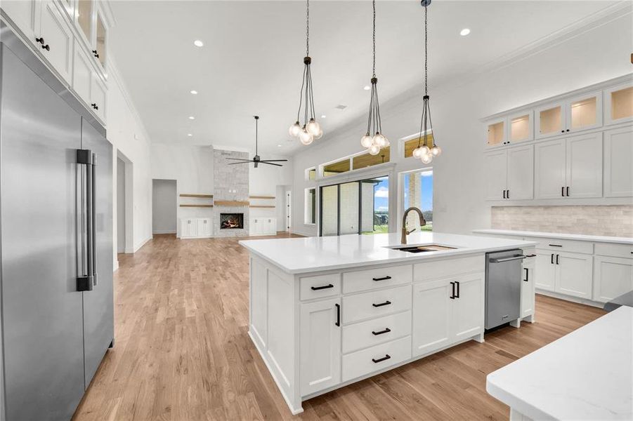 Furnished interior view inside a new home in , Weatherford (Image 10). Furnished interior view inside a new home in , Weatherford (Image 10).