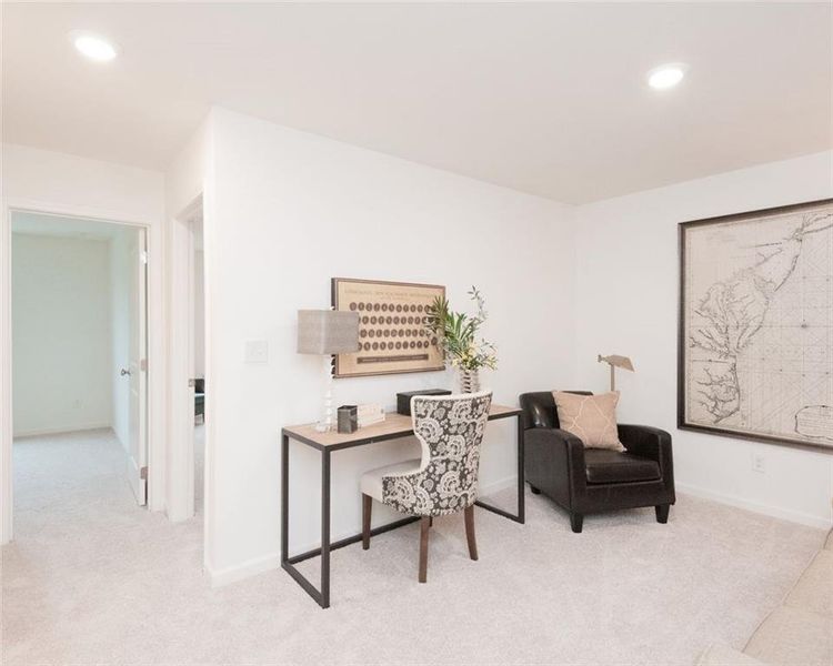 Furnished interior view inside a new home in , Conyers (Image 31).