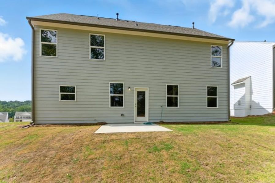 Representative exterior details of a home built from the Brentwood by Piedmont Residential in Falls Creek, Flowery Branch (Image 3).