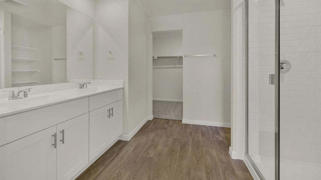 Furnished interior view inside a new home in Paramount, Kyle (Image 7).