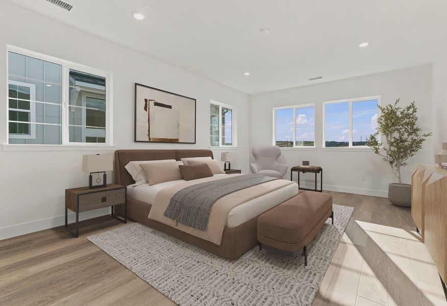Homesite 12 Primary Bedroom - - Virtually Staged - 13 of 21