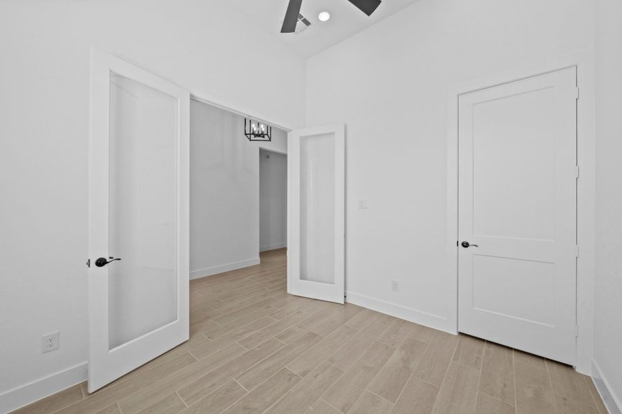 Spacious, unfurnished interior of a new home in Elyson 60's, Katy (Image 29). Spacious, unfurnished interior of a new home in Elyson 60's, Katy (Image 29).