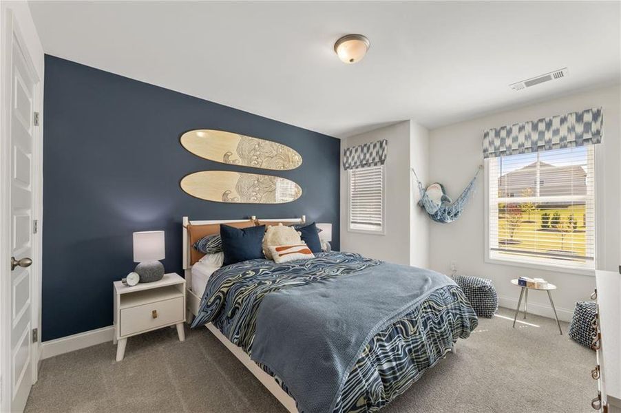 Furnished interior view inside a new home in Somerset at Riverbrook, Gainesville (Image 29).