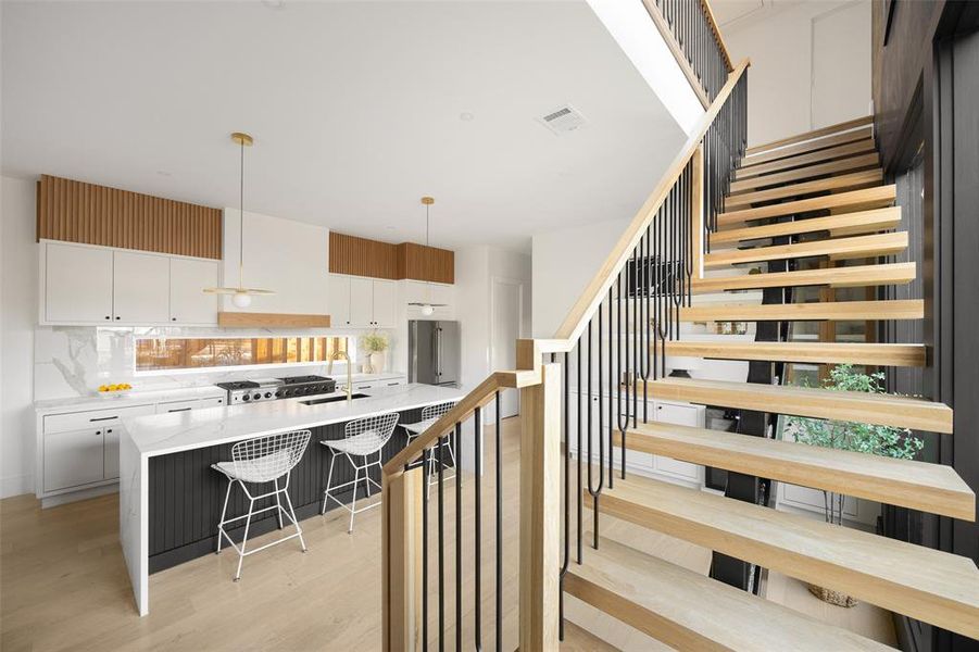 Furnished interior view inside a new home in , Dallas (Image 15).