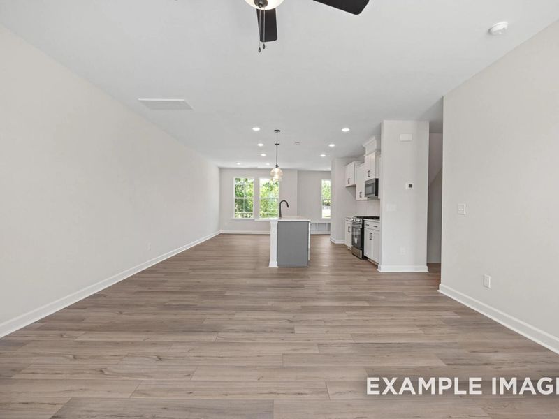 Spacious, unfurnished interior of a new home in Camden Park, Knightdale (Image 25).