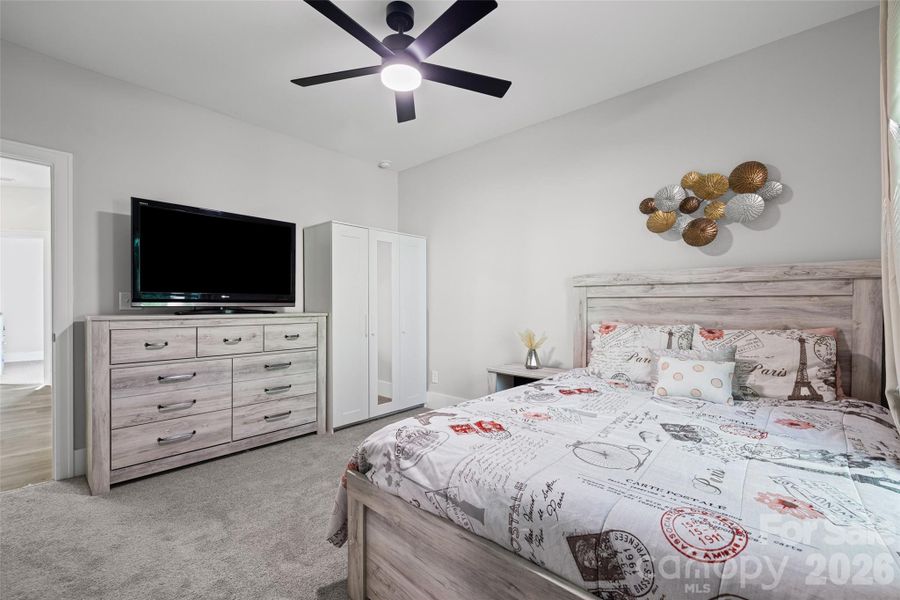 Furnished interior view inside a new home in , Clover (Image 40).