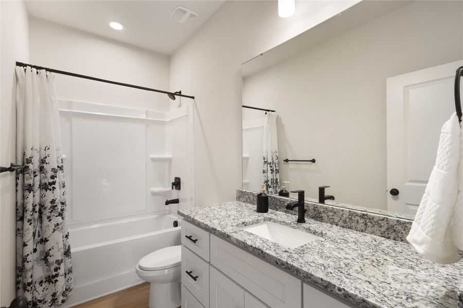 Furnished interior view inside a new home in , Olin (Image 6).